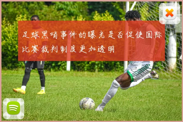足球黑哨事件的曝光是否促使国际比赛裁判制度更加透明
